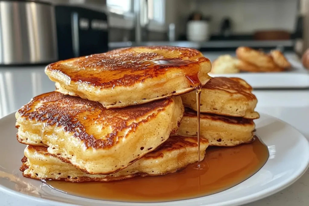 French toast pancakes recalling a cherished family memory