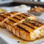 Delicious grilled shark steak recipe ready to eat