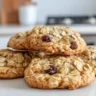 Freshly baked Oatmeal Craisin Cookies