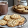 Serving Ritz Cracker Cookies with hot cocoa