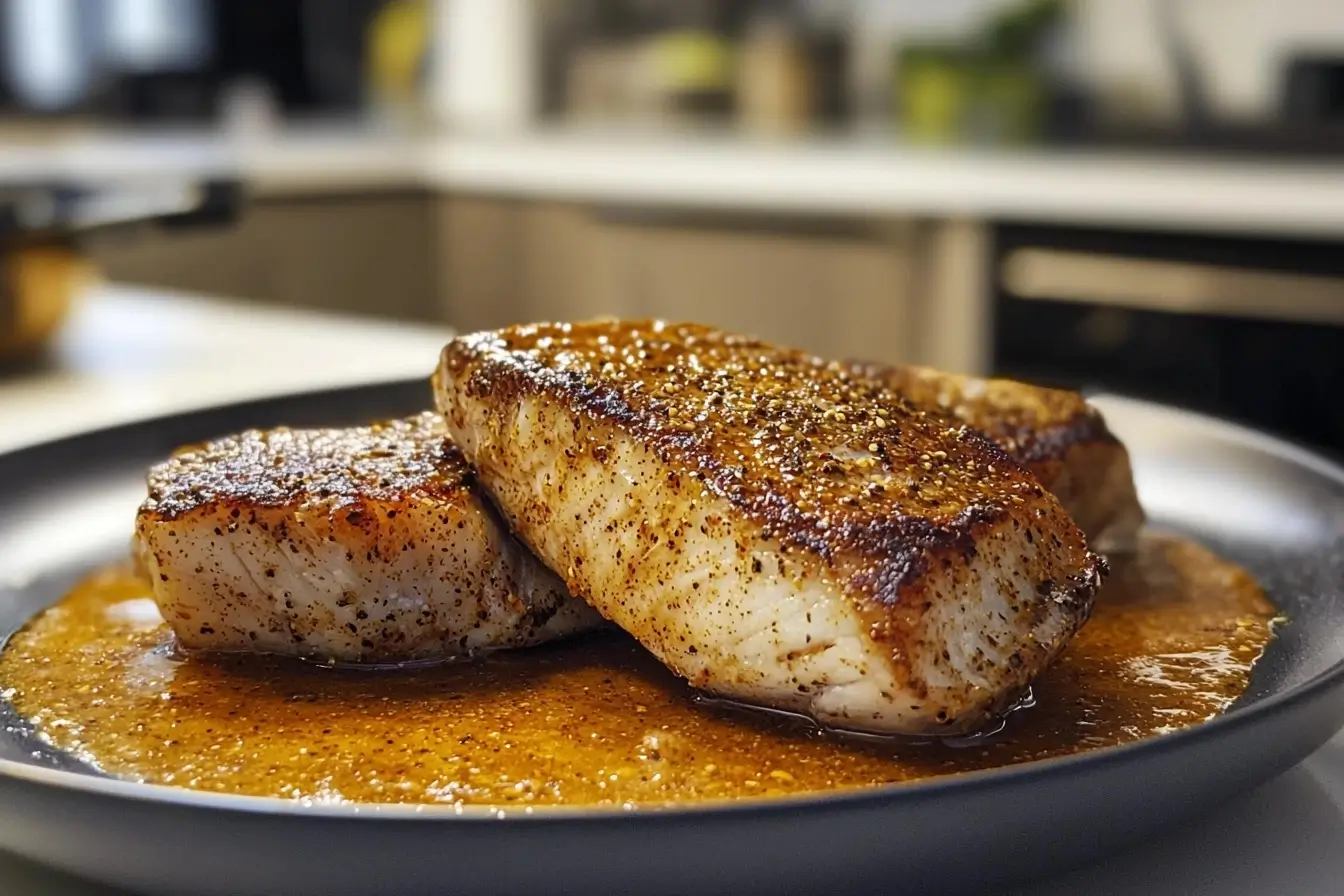 Delicious Spicy Cajun shark steak recipe variation.