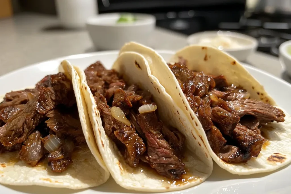 Korean BBQ beef for Korean BBQ tacos